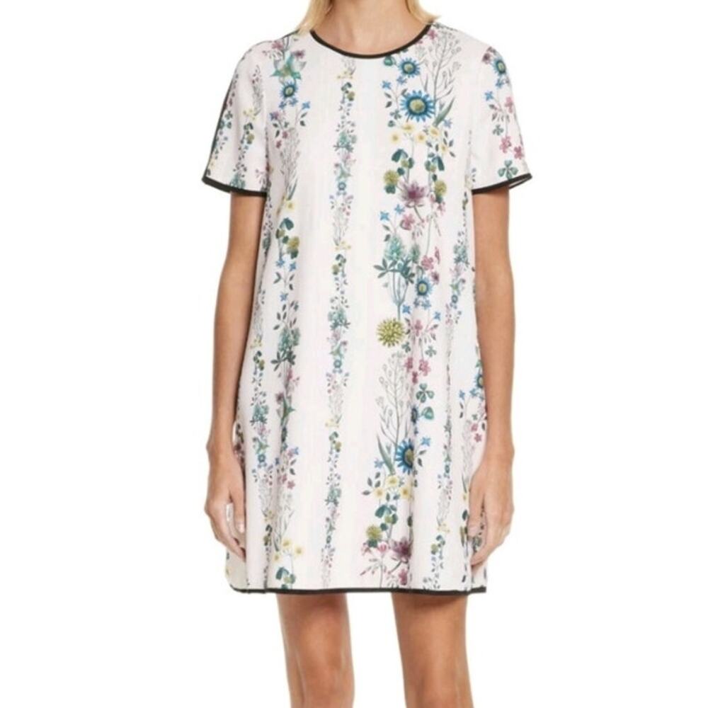 Ted Baker London Soffiah Floral Shift Dress Wildflowers Med